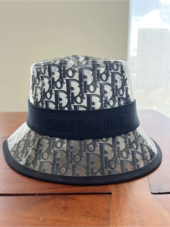 Dior Blue Oblique PVC  Transparent Bucket hat | Unisex main image 4